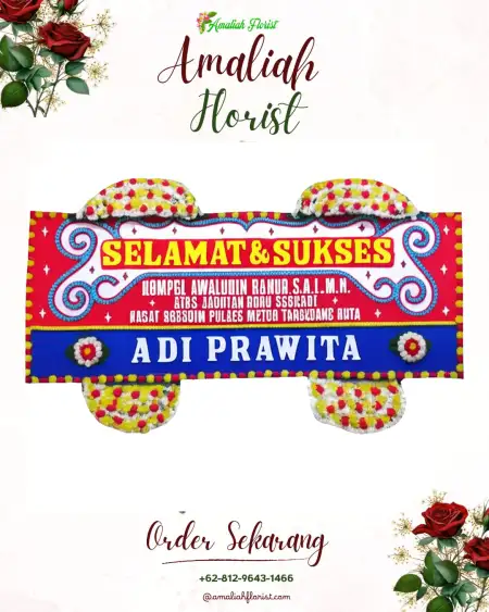 Papan Bunga Ucapan Selamat Jaticempaka